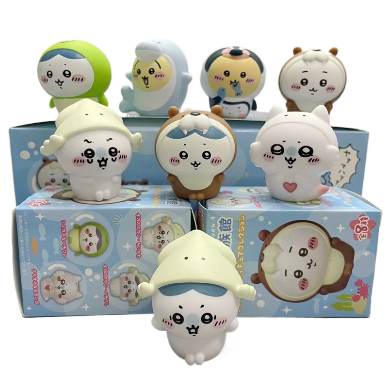 Marine Aquarium & Regional Centre Reviews - 8 peças/caixa Figuras Kawaii Chiikawa Aquarium