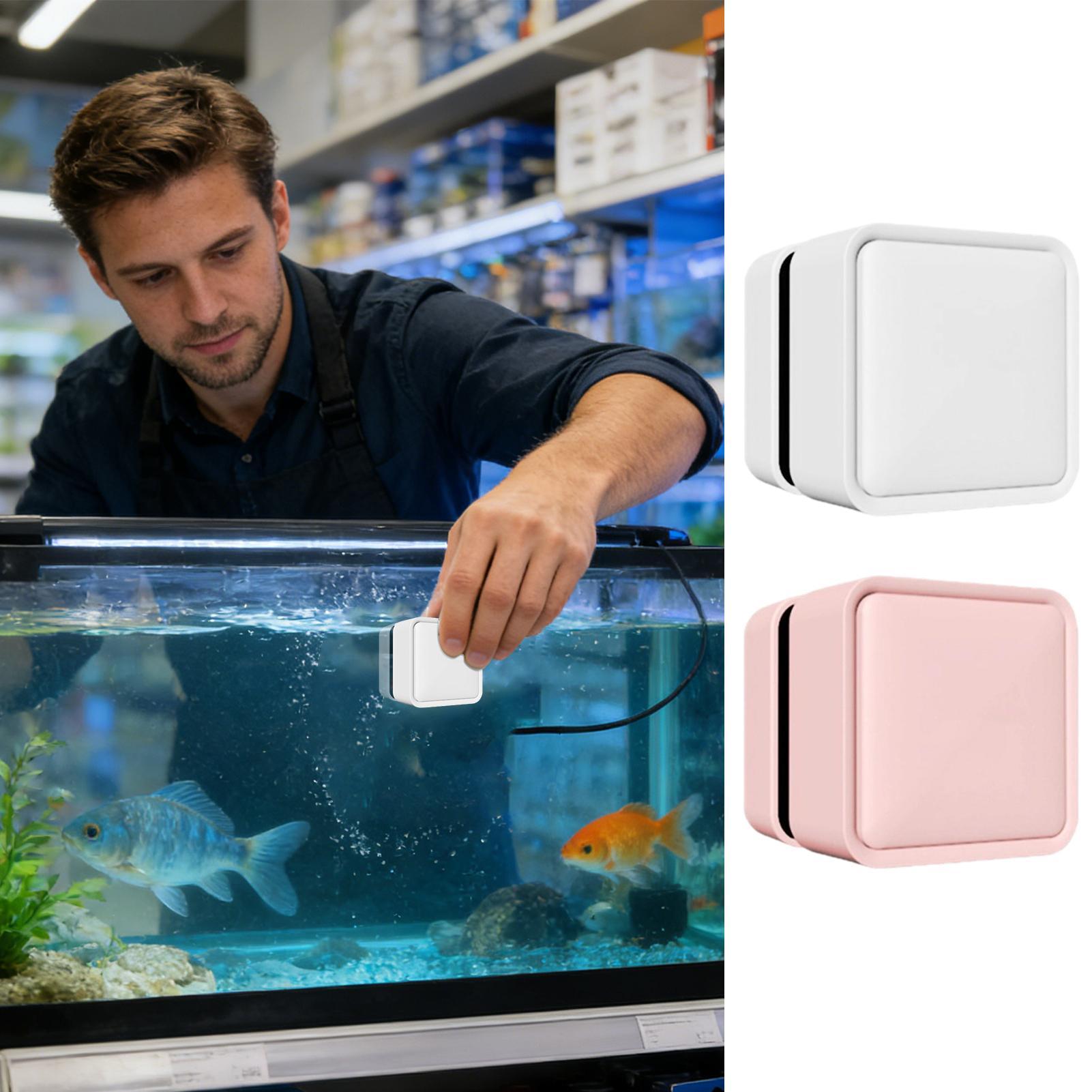 Marine Aquarium Glass Scraper - Limpador Magnético para Aquário, Raspador de