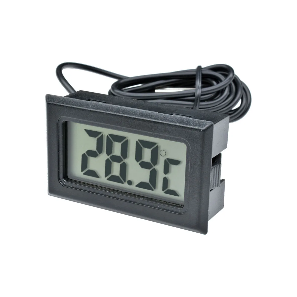 Marine Aquarium Hydrometer - Carro termômetro digital mini lcd temperatura
