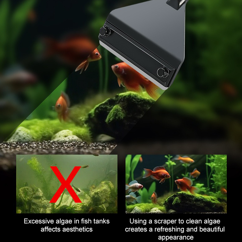Removedor de algas para aquári - Marine Aquarium Glass Scraper avaliação e preço