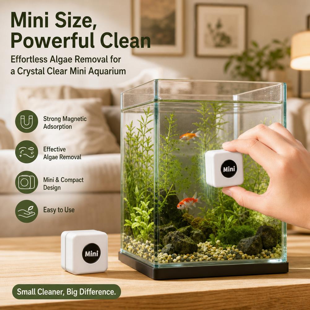 Limpa Vidros Magnético para Aq - Marine Aquarium Glass Scraper avaliação e preço