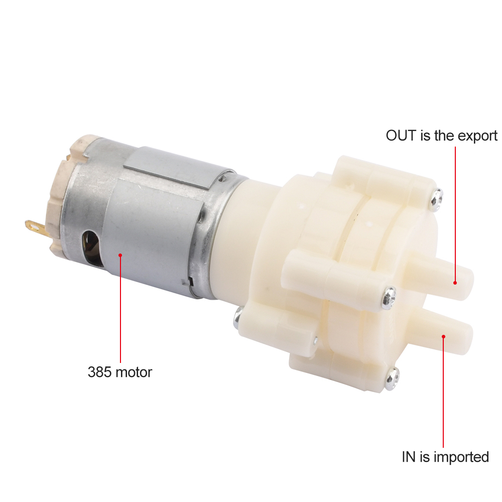 Bomba de Água R385 DC 6-12V, B - Marine Aquarium Hydrometer avaliação e preço