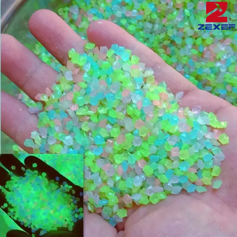 1000 pçs 3-5mm areia luminosa  - Marine Aquarium Tanks avaliação e preço