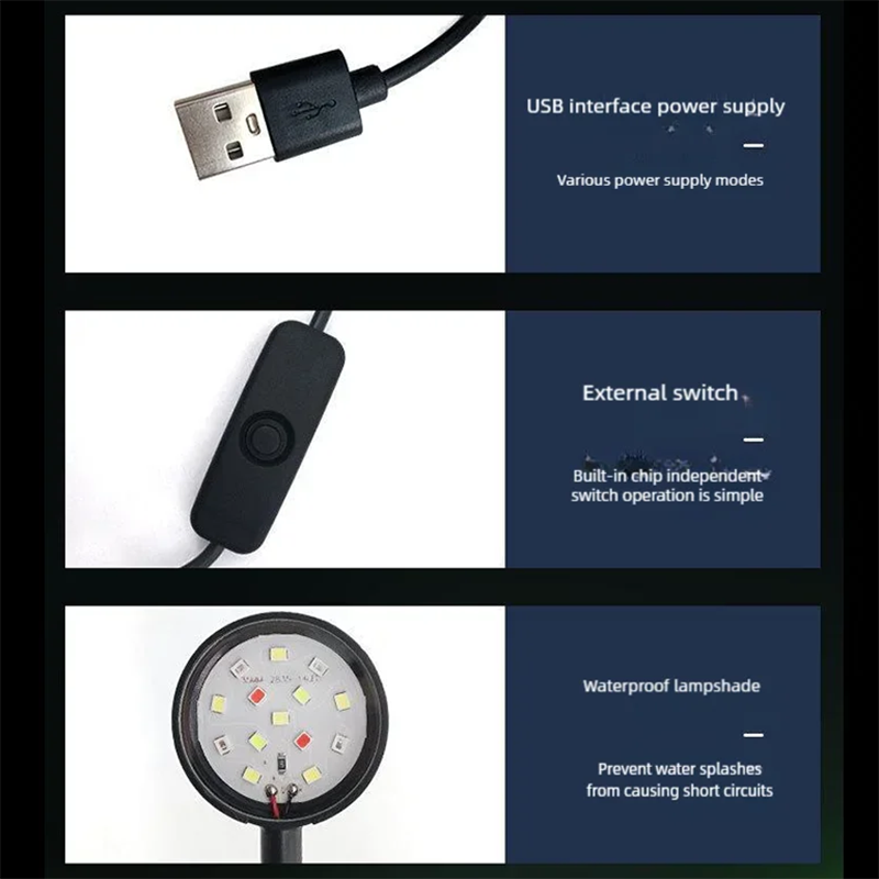 Lâmpada LED USB para Aquário c - Aquarium Marine Light avaliação e preço