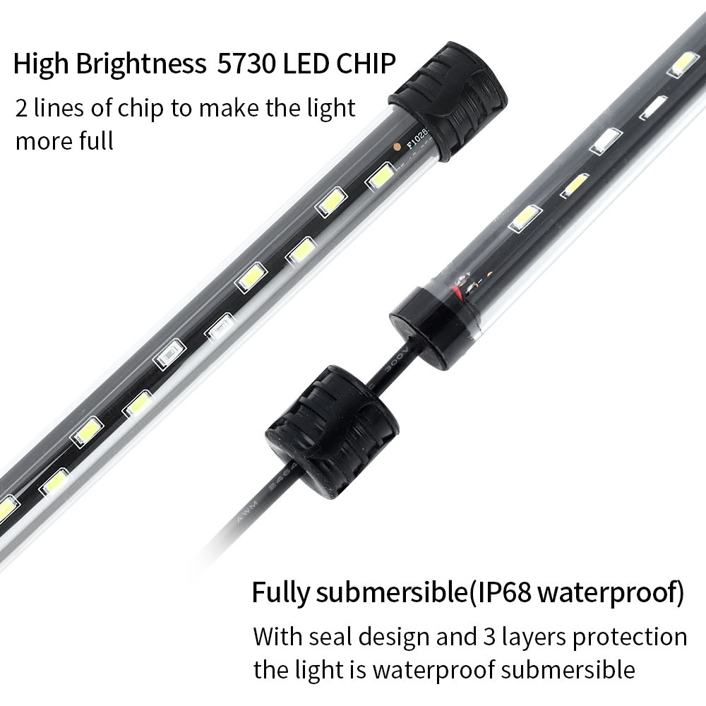 90-260v luz de aquário led à p - Aquarium Marine Light avaliação e preço