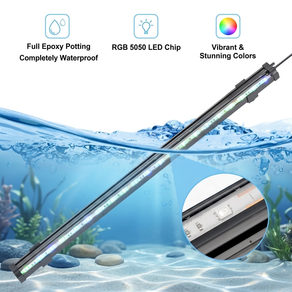 Lâmpada Decorativa Submersível - Aquarium Marine Light avaliação e preço